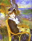 Pierre Auguste Renoir By the Seashore painting